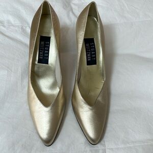 Stuart Weitzman Gold Heels